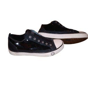Uggs Australia  Black Sequence Slip -on Flats Womans 8 US